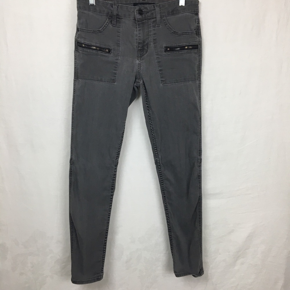 Anthro Sanctuary Dark Grey Ace Utility Skinny Jean